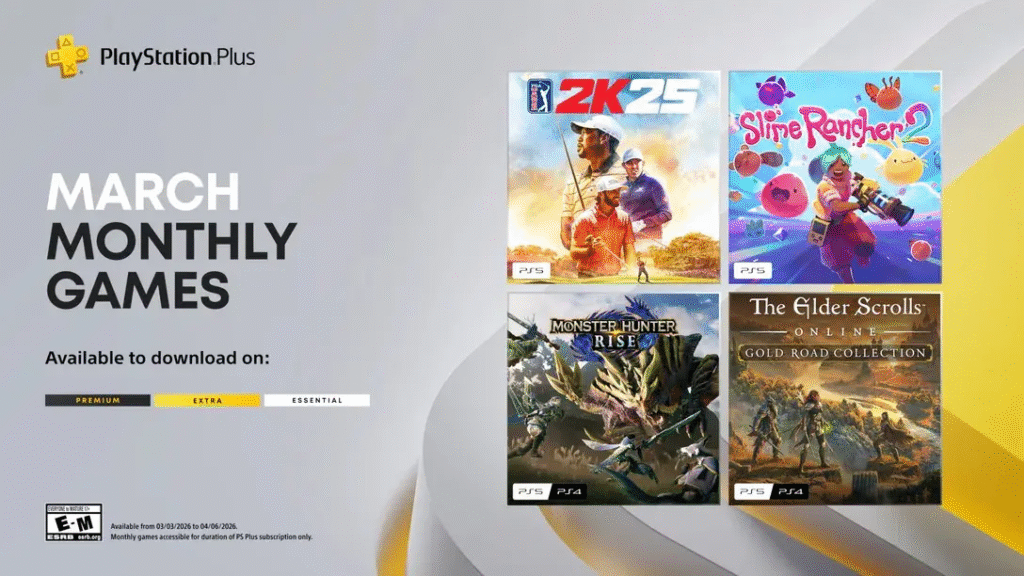 PlayStation Plus March 2026